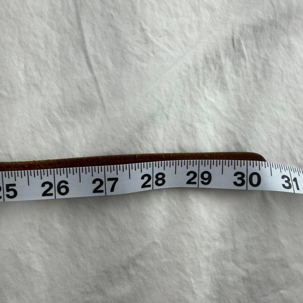 Coach Brown Bridle Leather Belt Gold Bucket Women's Sz 28 Old Money Luxury - Picture 5 of 5
